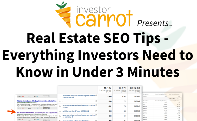 Read more about the article Real Estate SEO Tips: Everything Investors Need to Know in Under 3 Minutes